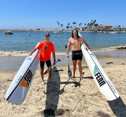 A la derecha, Callum Robinson, uno de los hombres asesinados en México (Instagram @callum10robinson)