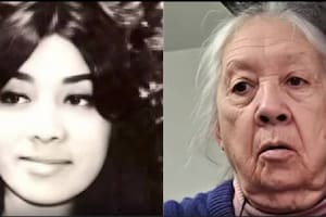 A la izquierda, Bernarda Vera, desaparecida en 1973. A la derecha, la mujer ubicada en Miramar.