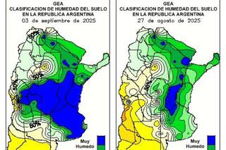 El fenómeno extremo que provocó 8,3 millones de hectáreas saturadas