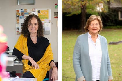 A la izquierda, Lic. María Zysman, fundadora de la ONG Libres del Bullyng. A la derecha, Maritchú Seitun, psicóloga y gran referente en crianza y niñez.