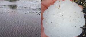 El pueblo bonaerense que tuvo la lluvia más importante en 103 años y el lugar donde la piedra generó pánico