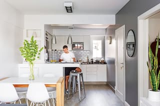 Así se renovó un dos ambientes con reformas pequeñas y detalles de decoración