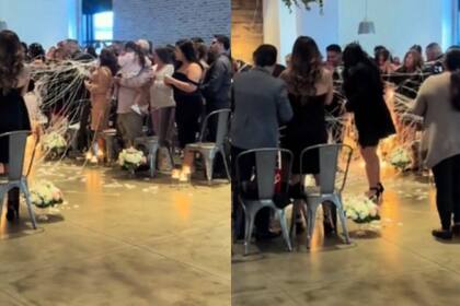 A la novia se le prendió fuego el vestido en el mismo momento en el que se casaba