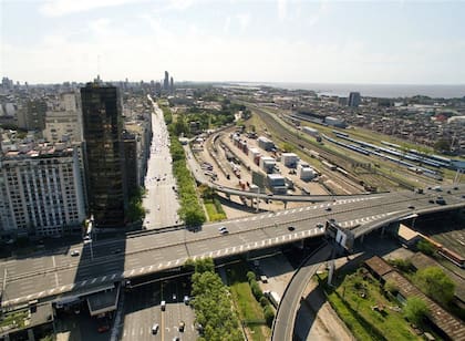 Principios 2017: hoy la Illia tiene un solo enlace con la ciudad en la avenida 9 de Julio