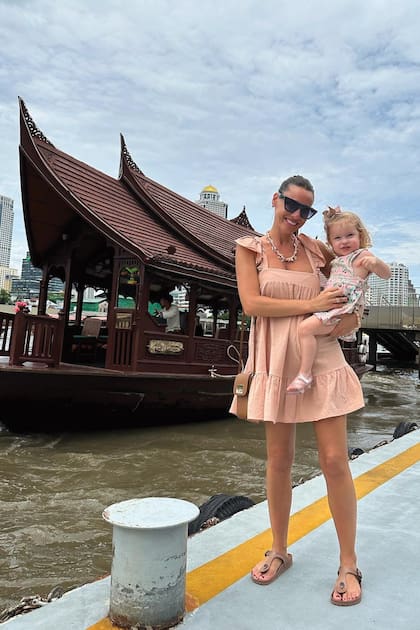 A lo largo de una semana, madre e hija anduvieron en catamarán, en barco y disfrutaron de las playas paradisíacas. “Anita viene conmigo a todos lados, disfruta un montón, es muy simpática y se sorprende con todo, así que disfruto el doble”, cuenta Caro.
