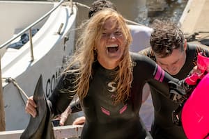 A los 53, cruzó nadando el Río de la Plata, un sueño postergado por años