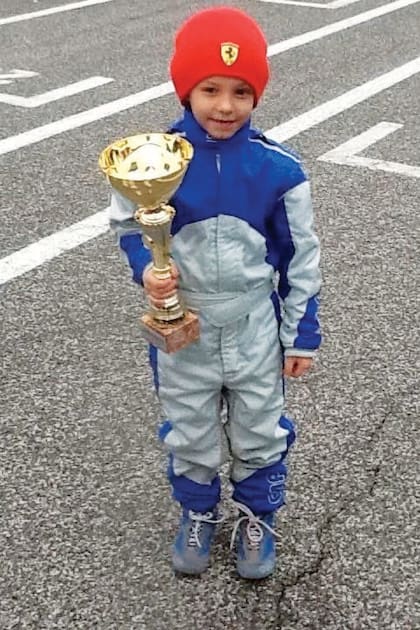 A los 7 años corría en karting y soñaba con la gran liga de F1