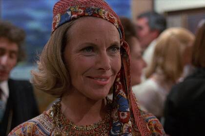 Una imagen de su trabajo en la película de terror Una hija para el diablo, de 1974