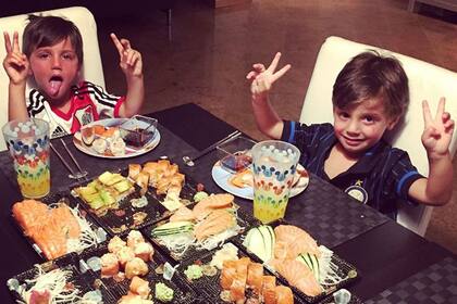 A los chicos les gusta el sushi