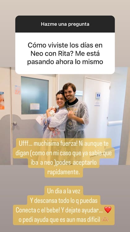 A Martina Sánchez Acosta le consultaron sobre su maternidad. Foto/Instagram: @teodeliinesias