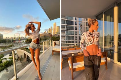 A menudo Homs sube fotos desde sus propiedades en Puerto Madero