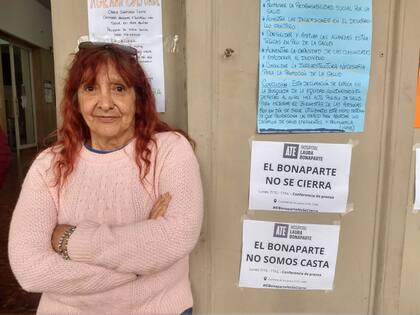 “A mí este hospital me salvó la vida”, dice Susana Sosa, que llegó al Bonaparte con ideas suicidas