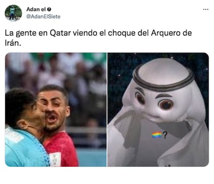 A minutos del partido Irán-Gales, en las redes “estalló” esta imagen