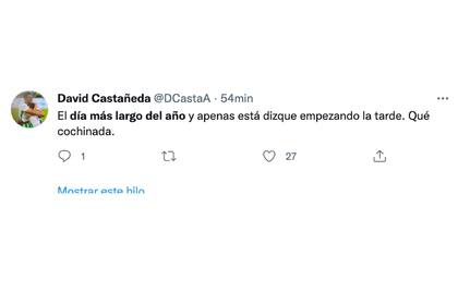 A muchos no les agrada que la noche llegue tarde