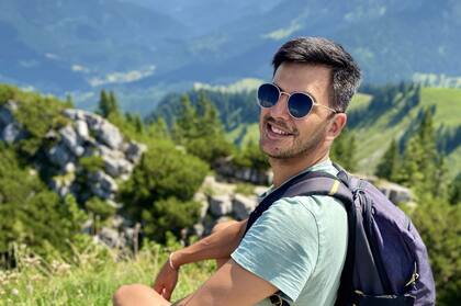 A Pablo le impactó la gran conexión de las personas con la naturaleza a pesar del tamaño de Múnich.