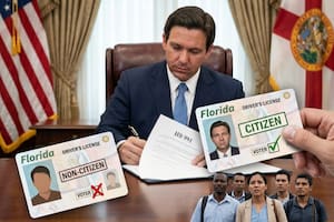 partir de 2027 se marcará el estatus de cada migrante en las licencias de conducir de Florida
