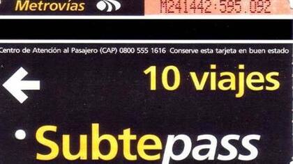 A partir de hoy no se podrá comprar más la subtepass y quienes las posean podrán usarla hasta el 31 de mayo