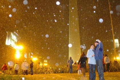 A partir de la ola polar, se generó la expectativa de volver a ver nieve en Buenos Aires