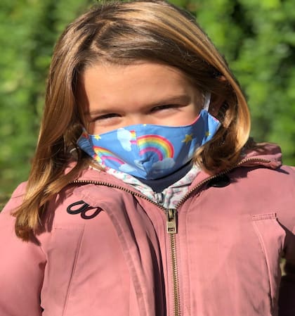 A partir de la pandemia de Covid-19, comenzaron a hacer barbijos con sus estampas