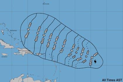 A partir del viernes, los efectos del huracán Lee podrían hacerse sentir en las islas del Caribe