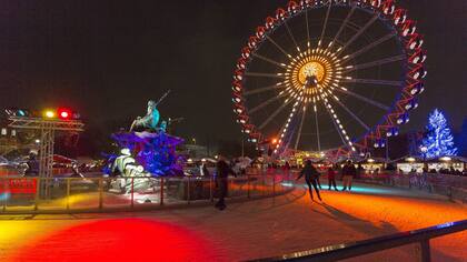 A pasos de Alexanderplatz, patinaje y vuelta al mundo