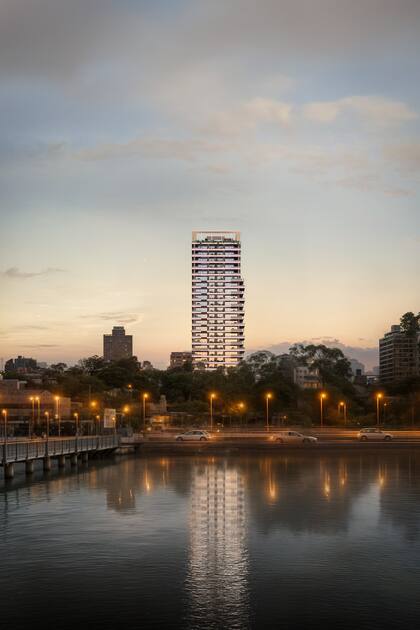 A pasos del río, el render de cómo quedará el proyecto que construyen