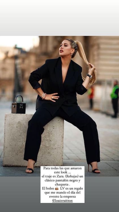 A pedido de sus seguidores, Wanda Nara reveló de dónde son las prendas que usó para la Semana de la Moda de París