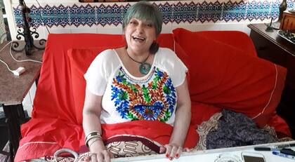 A pesar de estar postrada tanto tiempo jamás perdió el humor.