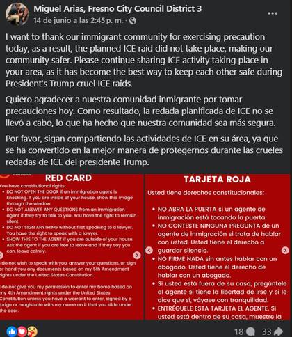 A pesar de las críticas sobre desinformación, el concejal aseguró que la redada no se llevó a cabo debido a la precaución de la comunidad