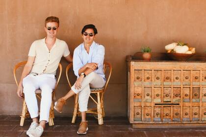 A pesar de que Leandro, la pareja de Chris visitó Escocia, estuvieron de acuerdo en vivir en Buenos Aires.