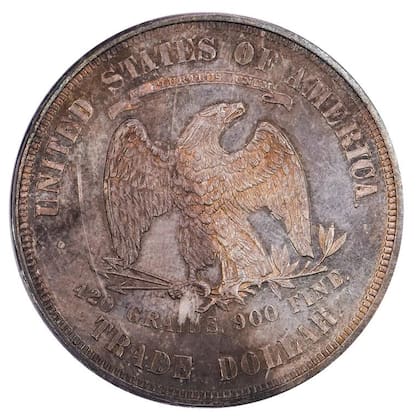 A pesar de ser destinadas al comercio exterior, tuvo un momento de curso legal en Estados Unidos hasta 1876