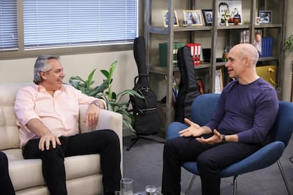 A pocos días de asumir la presidencia Alberto Fernández recibió a Horacio Rodríguez Larreta