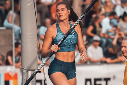 A pocos días de competir en salto con garrocha en Tokio, Newman anunció que abrió un perfil propio en el sitio de adultos Onlyfans