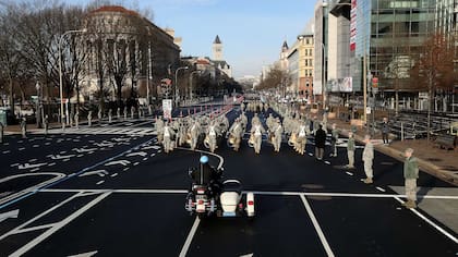 A pocos días de la asunción de Donald Trump como presidente de EE.UU se realizan los ensayos generales de las ceremonia