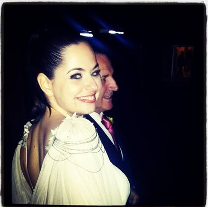 A punto de entrar con mi papá