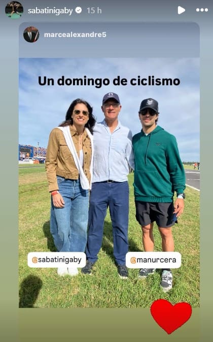 A Sabatini y Urcera lo une el mismo hobbie: el ciclismo