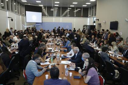 A sala llena, empezó el tratamiento en comisión del proyecto de apoyo al acuerdo con el FMI