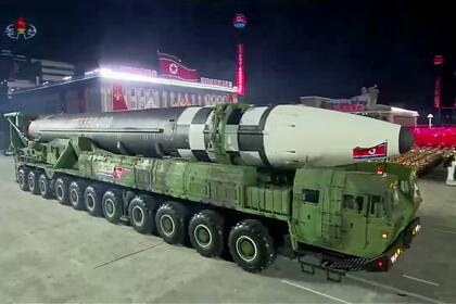 Uno de los varios misiles del arsenal norcoreano