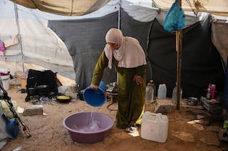 A seis meses del alto el fuego, persiste la escasez de agua en Gaza