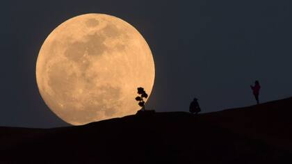 A simple vista, la Luna no muestra su compleja geografía como sí es posible apreciar con un telescopio.