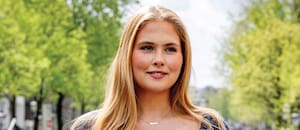 Así fue la visita de la princesa Amalia, la hija de Máxima, a la ciudad de Ámsterdam