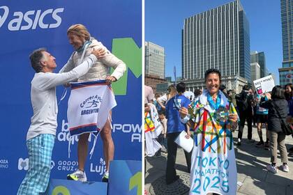 A sus 58 volvió con una medalla de la maratón de Tokio