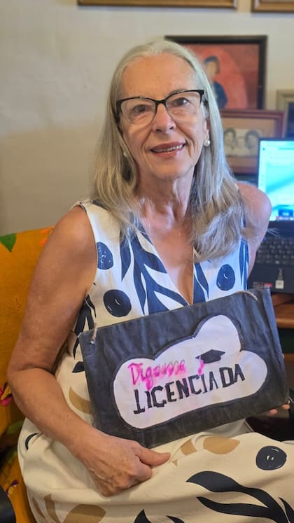 A sus 65 años, Alicia Sant Tochón cumplió su objetivo y se convirtió en licenciada en Antropología