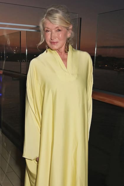 A sus 83,
Martha Stewart
también se sumó a la
superfiesta flotante.