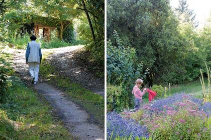 A través de caminitos, el jardín se multiplica en una sucesión de rincones donde sentarse a conectar con el entorno.