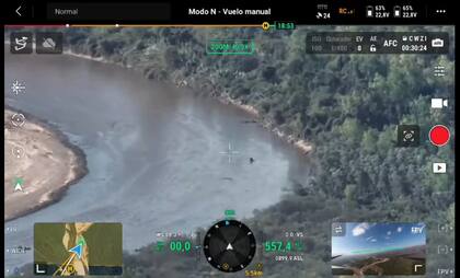 A través de imágenes satelitales detectaron el contrabando