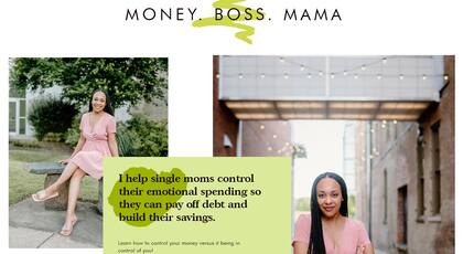 A través de Money, boss, mama, Dyana instruye a otras mujeres para lograr sus objetivos financieros.