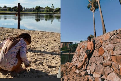 A través de sus cuentas de Instagram, Vicuña y Suarez compartieron postales de sus días de descanso en un lujoso hotel de zona norte