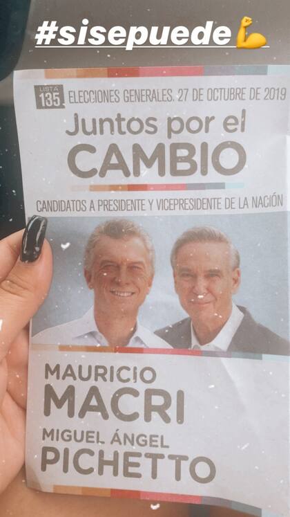 A través de sus redes, More Rial sentó posición.