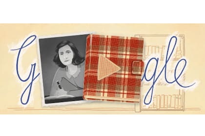 A través de un Doodle Interactivo, Google homenajeó a Ana Frank a 75 años de la primera edición de su libro